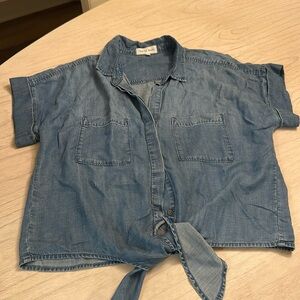 Bella Dahl Jean Shirt Size Medium